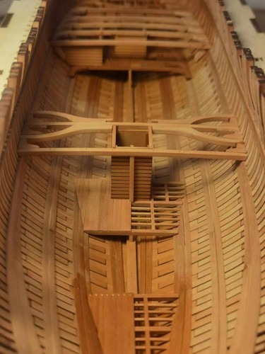 Kit de envío modelo de madera 1:96 HMS Enterprize 1774 450 mm 17" vasello POF - Imagen 13 de 20