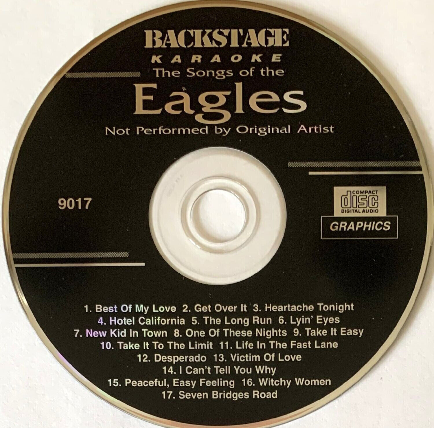 EAGLES Karaoke CDG CD 17 Sg Hotel California DESPERADO Get Over It