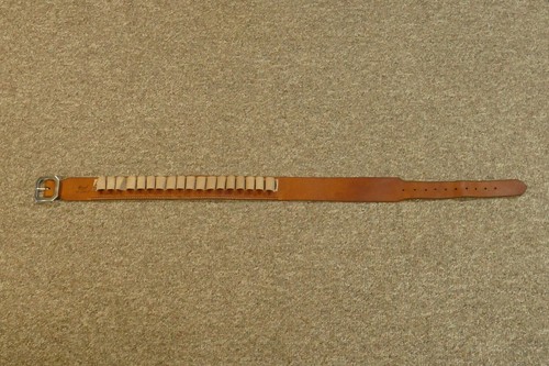 HUNTER COMPANY 155 LG 18 LOOP Marrone PELLE Pistola Munizioni Western Cintura GRANDE - Foto 2 di 13
