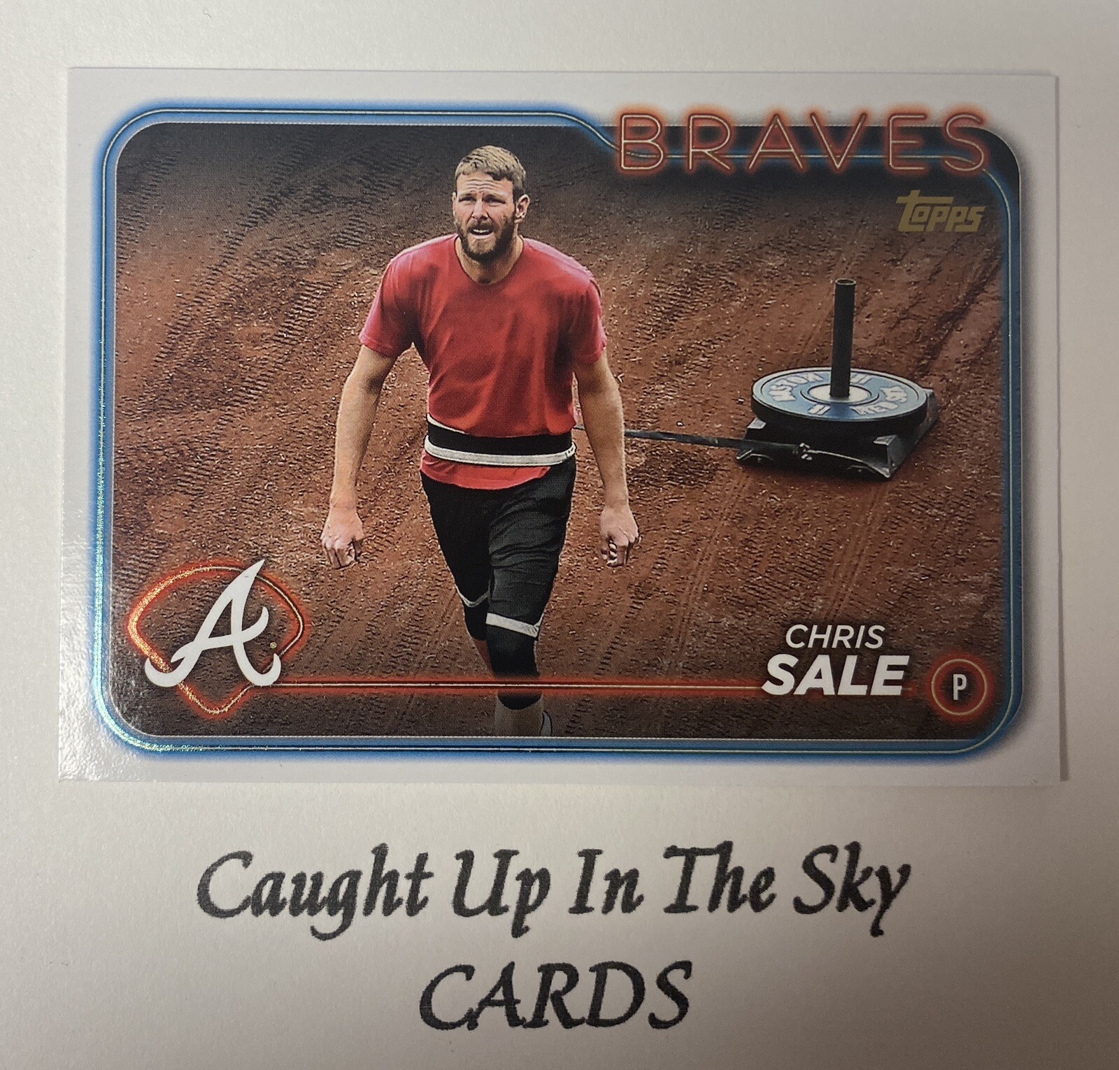 2024 Topps Series 2 Chris Sale Golden Mirror Variation SSP #484 Braves P/R 140