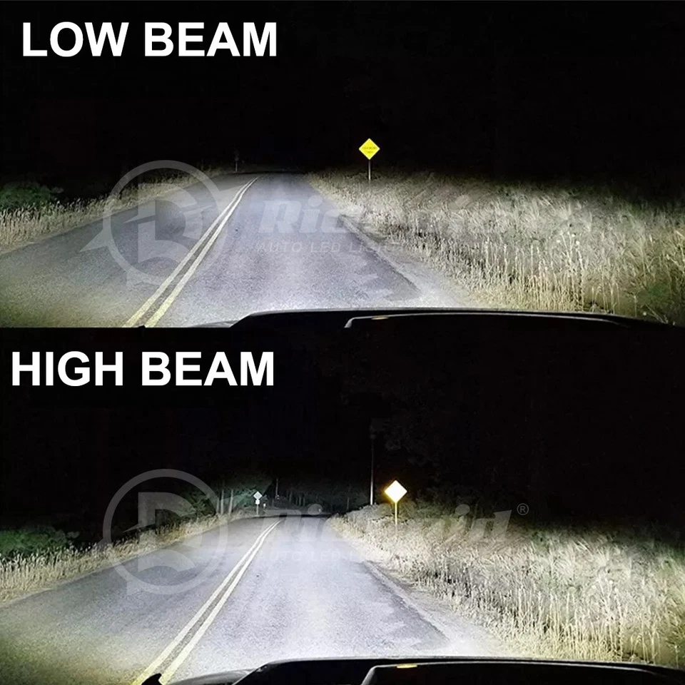 4x 5.75" 5-3/4 Halo RGB LED Faros Hi/Lo Para Chevy Chevelle El Camino Impala Foto 2 de 4