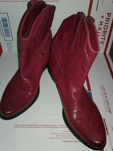 franco sarto red boots