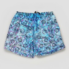 Vintage 80s 90s Givenchy Activewear Abstract Art Swim Trunks Shorts XL Geometric