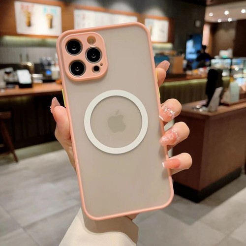 Für iPhone 14 Pro Max 14 Plus 13 12 11 Pro Mag Sicher Magnetisch Mattierte Slim Case - Bild 6 von 12