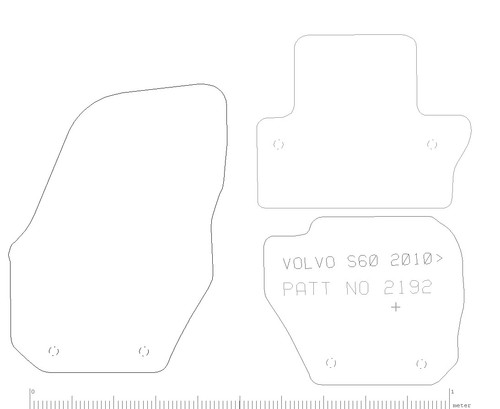 Volvo V60 s60 (2010 Onwards) Tailored Car Floor Mats RUBBER HEAVY ...