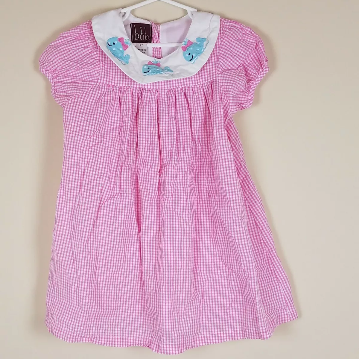 Lil cactus smocked clearance dress