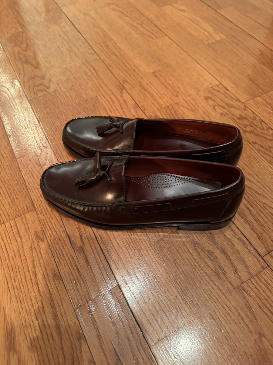 VTG Cole Haan Mens Burgundy Leather Tensile Air Tassel Loafer Dress Shoe Size 12 $_12.JPG?set_id=880000500F main image 2