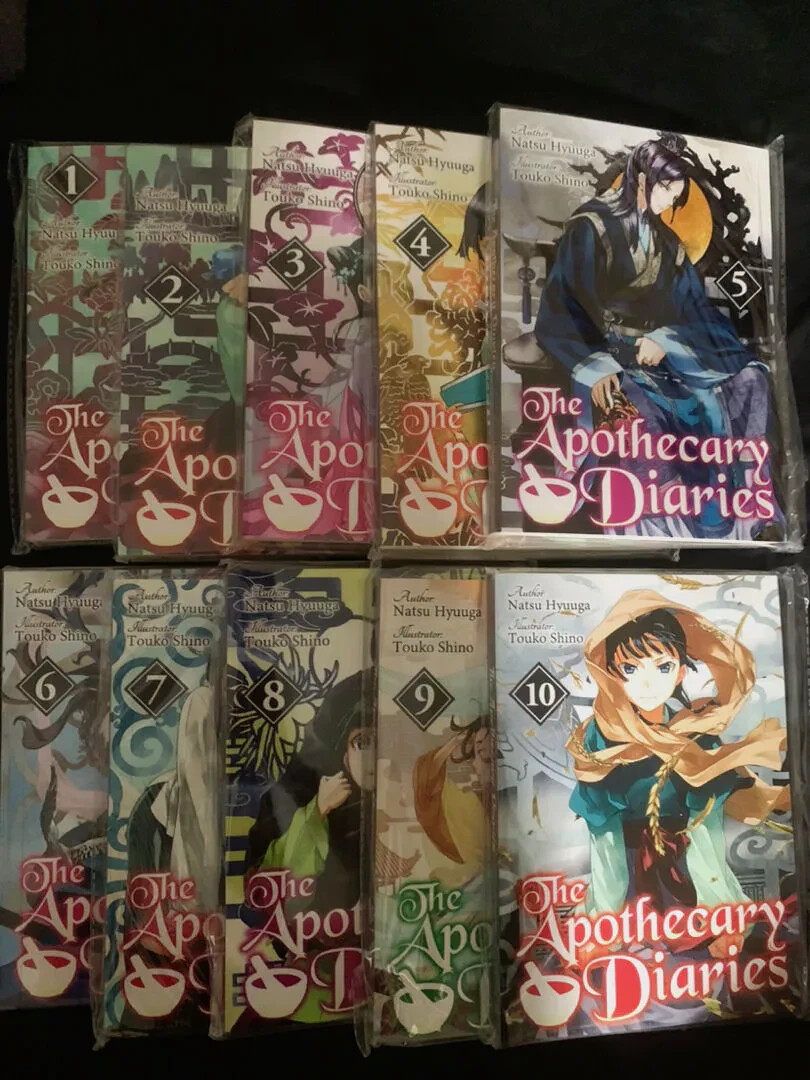 The Apothecary Diaries Vol 1 - Vol 13 Light Novel Full Set English