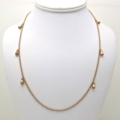 Adami & Martucci Classic Rose-Gold Chain with Small Drops