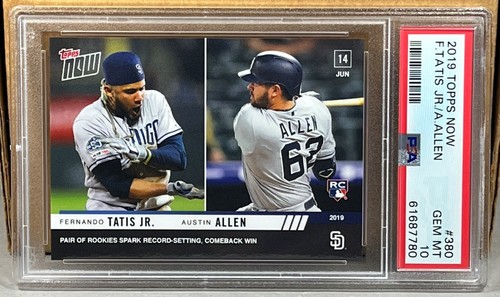 2019 Topps Now 380 Fernando Tatis Jr. / Austin Allen
