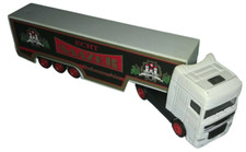 Echt Saazer Schwarzbier Truck DAF 95XF Werbetruck von Wörlein | ca. 18 cm selten