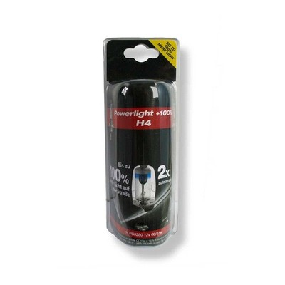 Eco Powerlight +100% H4 Glühlampe, 2 Stück