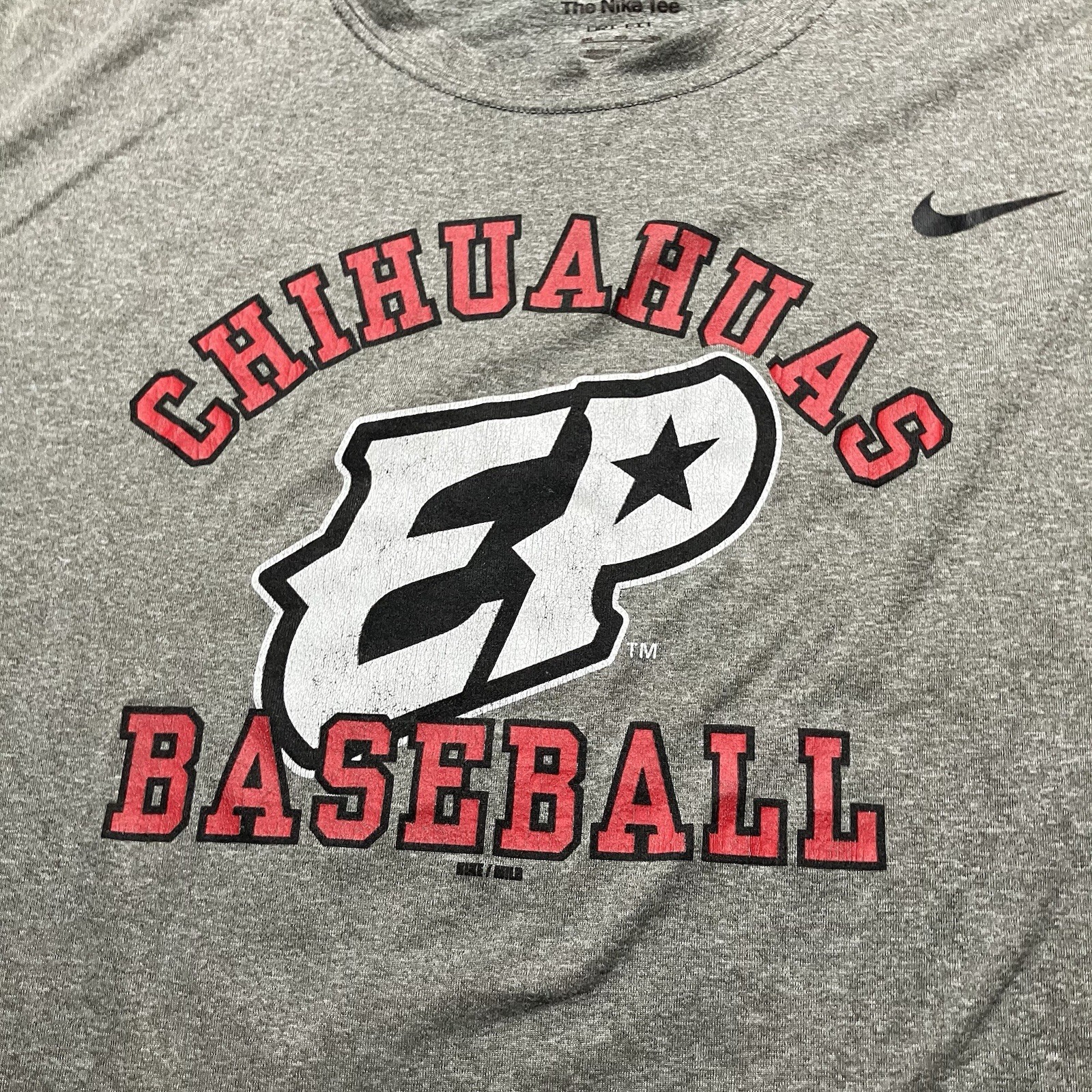 El Paso Chihuahuas Nike Dri Fit T Shirt Mens Size 2XL Gray Minor League Baseball thumbnail 3