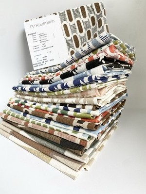Lot 23 P Kaufmann Fabric Swatches Samples 14/15'' by 13'' Ea Piece The Funky Town