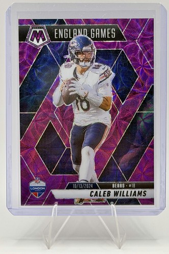 2025 Panini Mosaic International Games Caleb Williams #253 Purple Scope