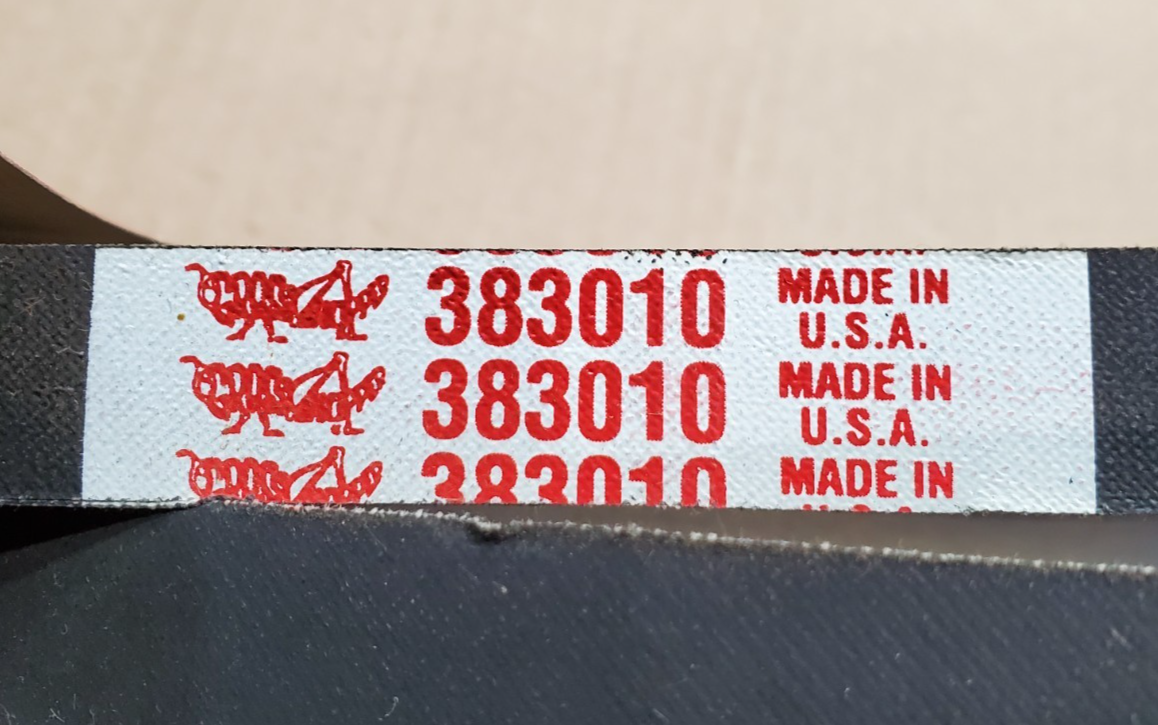 Grasshopper 383010 V-Belt for Some Front Mount Mower Decks | eBay