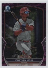 2023 Bowman Draft Chrome Fuchsia Lunar Refractor /199 Jonathan Mejia 11s9