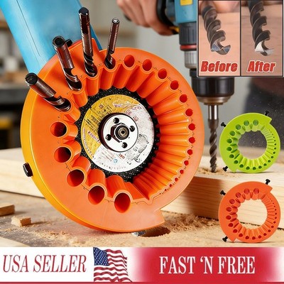 Angle Grinder Drill Bit Sharpener Tool for 2-13mm Bit Power Grinding Attachme US