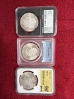 1878, 1883, 1884 CC Carson City Morgan Silver Dollar Set Graded By NGC /PCGS