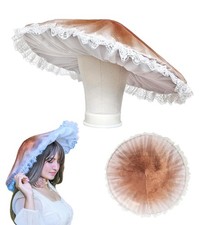 Dreamstall Mushroom Hat Costume Cosplay Accessory Adult One Size, Brown
