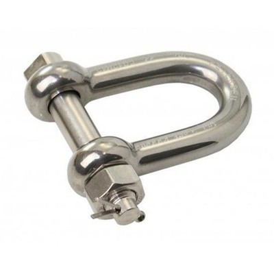 D Shackle AISI316 Bolt M22 SWL3300kg Shape E PG82M22E