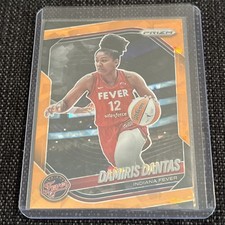 2025 Panini Prizm WNBA- Orange Ice #42 Damiris Dantas- Indiana Fever