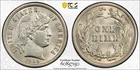 1909 PCGS Genuine Cleaned UNC Detail Barber Dime