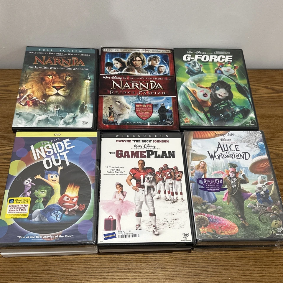 Lot of 24 Disney Family DVD Movies - Toy Story, Narnia, & MORE! Foto 4 de 4