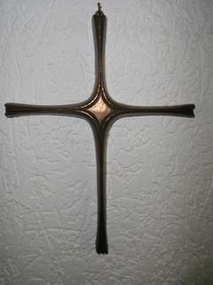 Wandkreuz aus Bronze