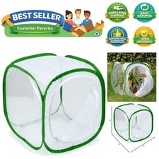 Insect and Butterfly Habitat Cage Terrarium Pop-up 12 X 12 X 12 Inches