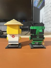THE LEGO NINJAGO MOVIE BRICKHEADZ: Lloyd (41487) And Master Wu (41488)