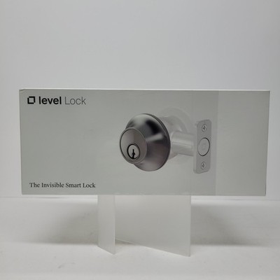 Level Lock The Invisible Smart Lock Deadbolt  Matte Black Finish