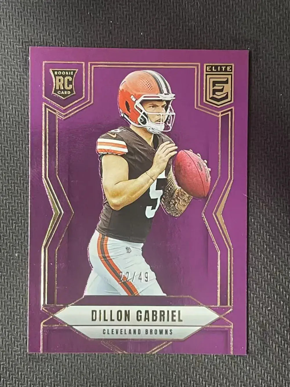 2025 Panini Donruss Elite - Rookies Dillon Gabriel #151 Purple /49 (RC) JP