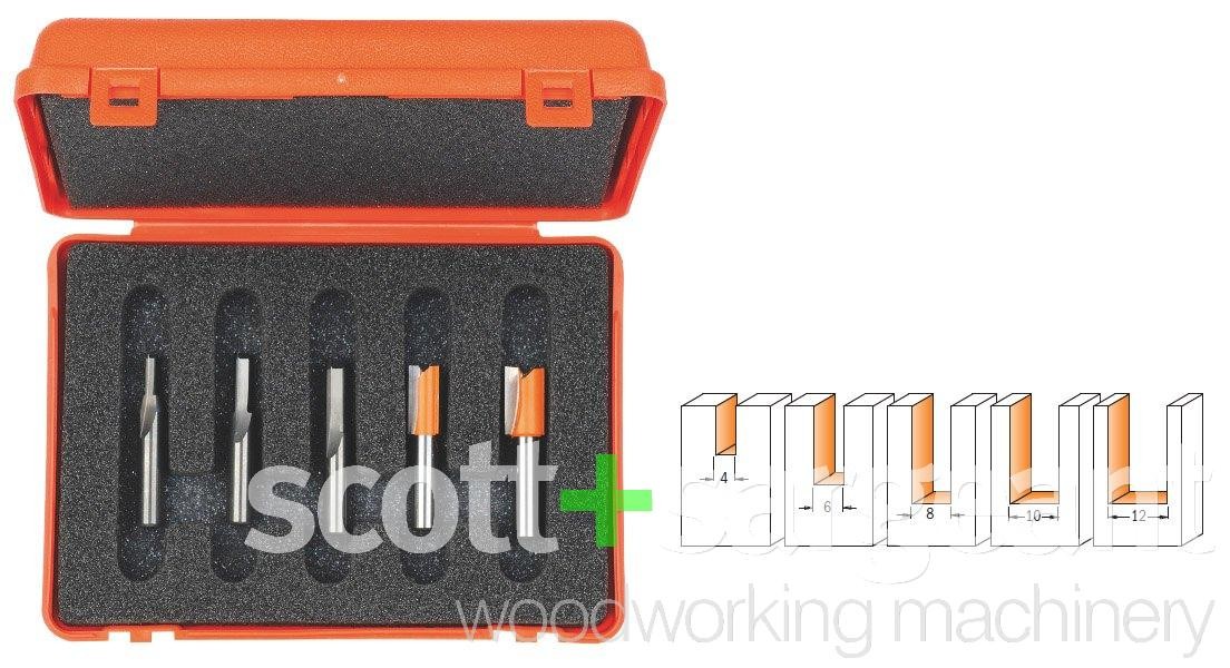 CMT 800 Straight Piece Router Set S-6.35 TCT RH Price is Inc VAT@20%