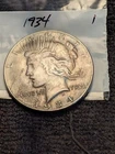 1934 Peace Silver Dollar