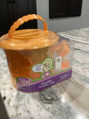 2004 Polly Pocket Mattel ''Adorable Storable Too!'' New Orange No Doll.