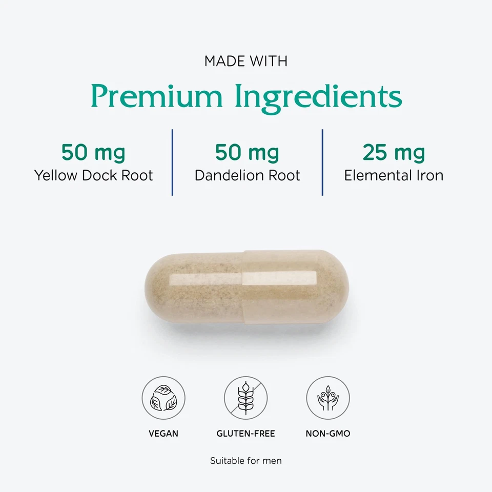 Ferro Extra, Suplemento de Ferro Absorção Aumentada com Vitamina C 500mg, Metilf... - Imagem 4 de 4