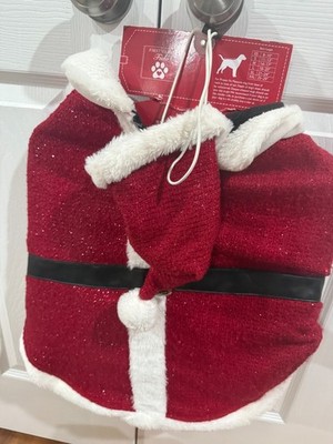 First Class Fido XL Christmas Santa Dog Costume Outfit with Hat