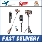 Phone Selfie Stick Travel Tripod Wireless Remote Extendable for iPhone/Android