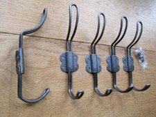 Retro rustic coat hook vintage old English wire retro hat and coat hook pegs