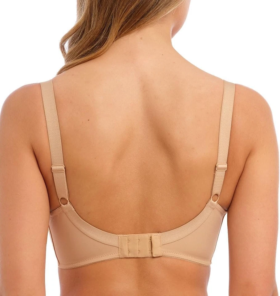 Camiseta sujetador de balcón sin costuras suavizante Fantasie para mujer, opaca 38G, desnuda  Foto 2 de 4