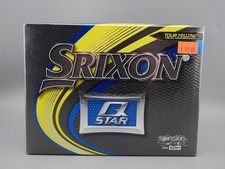 NEW Srixon Q-Star Tour Yellow Golf Balls, Yellow, Dozen, 12, Spinskin