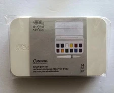 # Winsor & Newton Cotman Watercolour Brush Pocket Set, 14pc