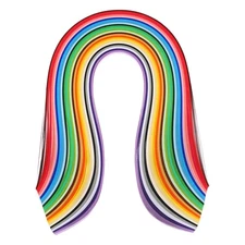 520pcs Quilling Strips Paper 3/16"(5mm) 39cm Paper Quilling Strip 26 Colors