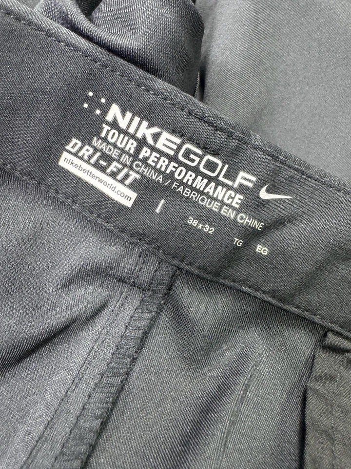 Nike Pants Men's 38x32 (40x31.5) Black Golf Tour Performance Dri Fit Stretch - Image 3 of 4