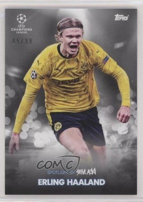 2020-21 Topps Football Festival by Steve Aoki Silver 85/99 Erling Haaland 8gd