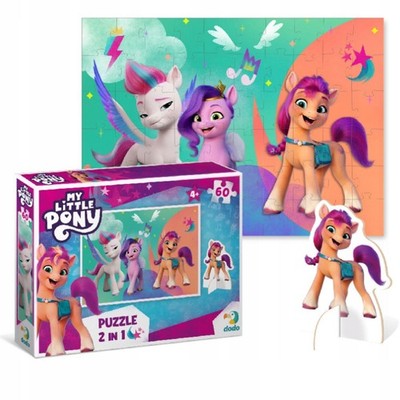 My Little Pony 60-teiliges Puzzle mit sonniger Figur von Dodo - Kinder 4+