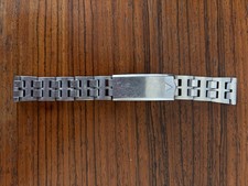 19mm 18mm Solid Link Stainless Steel JB Champion 1960s Vintage Watch Band
