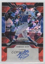 2017 Panini Chronicles Red Crystals Prizm 4/25 Jorge Bonifacio #AP-JB Auto 0f8