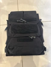 Crye Precision Avs Zipon Back Panel Pouch L/XL Black 